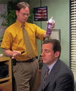 Michael Scott And Dwight Paint By Number