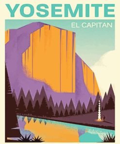 El Capitan Poster Paint By Number