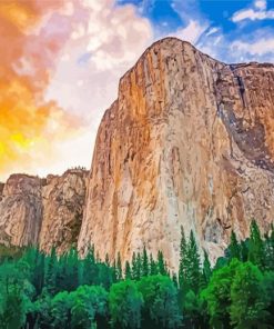 El Capitan Landscape Paint By Number