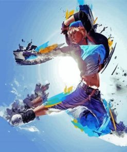 Female Hip Hop Dancer Paint By Numbers