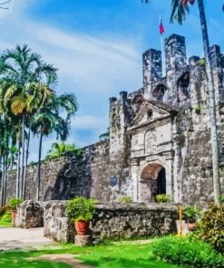 Fort San Pedro Cebu Paint By Number
