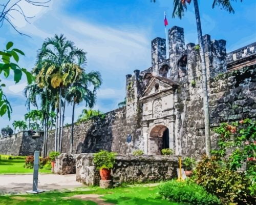 Fort San Pedro Cebu Paint By Number
