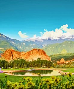 Garden Of The Gods Paint By Number
