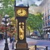 Gastown Steam Clock paint by numbers