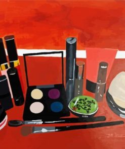 Girls Makeup Paint By Numbers