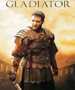 Gladiator Movie Poster Paint By Number