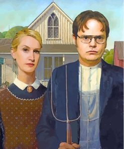 Gothic Dwight And Angela Paint By Number