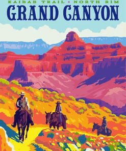 Grand Canyon Poster Paint By Number