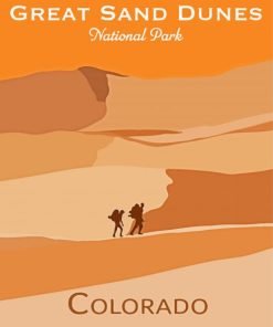 Great Sand Dunes Paint By Number