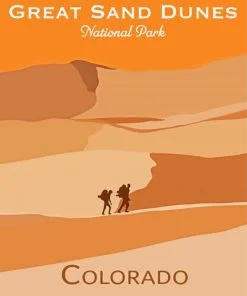 Great Sand Dunes Paint By Number