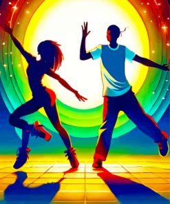 Hip Hop Dancers paint by numbers