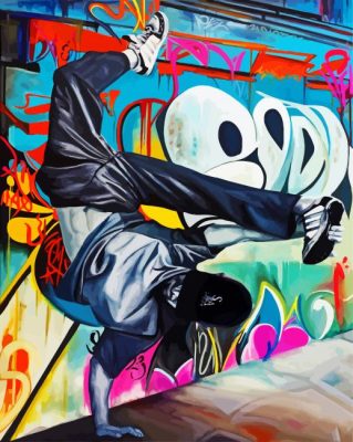 Hip Hop Handstand Paint By Numbers