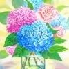 Hydrangea Bouquet Art Paint By Number