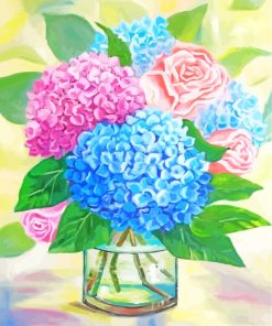Hydrangea Bouquet Art Paint By Number