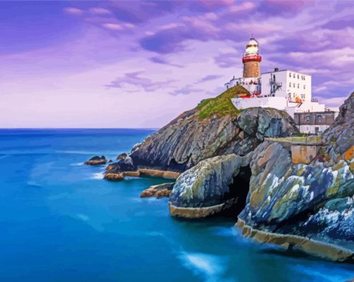 Ireland Baileys Lighthouse Paint By Number