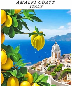 Italy Amalfi Coast Poster Paint By Numbers