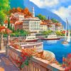 Italy Lake Como Paint By Numbers