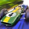 Jim Clark F1 Paint By Number