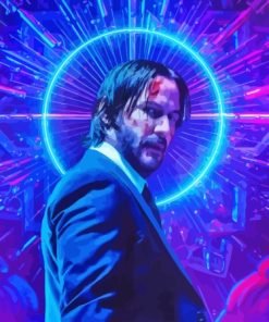 Cool John Wick Paint By Number