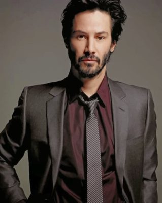 Keanu Reeves Actor Paint By Number