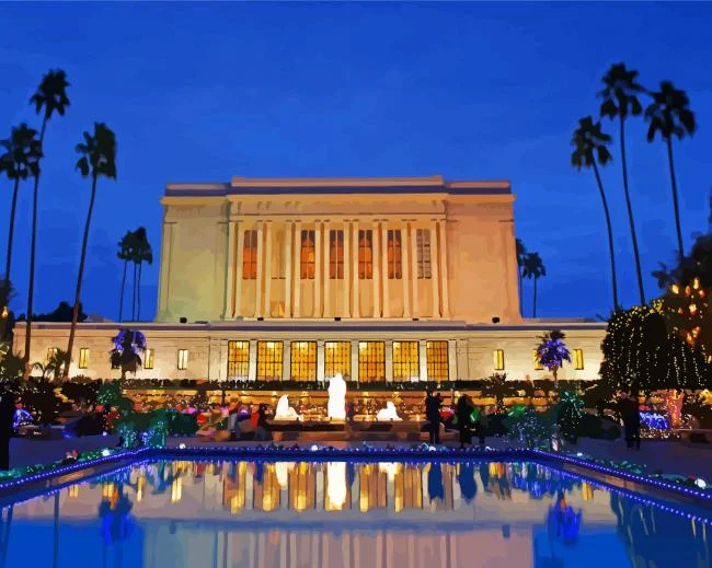 Lds Mesa Temple paint by numbers Lds Mesa Temple paint by numbers