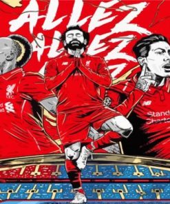 Liverpool Football Club Players Paint By Numbers