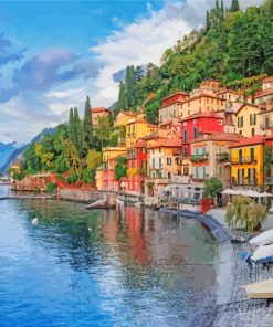 Lake Como Bellagio Paint By Numbers