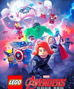 Lego Marvel Avengers Paint By Numbers