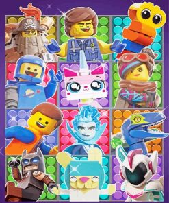 Lego Movie Characters paint by numbers