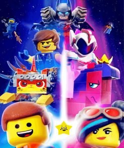 Lego Movie paint by numbers