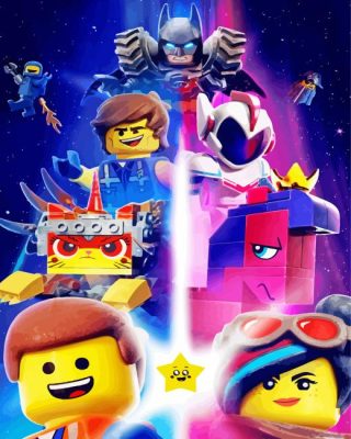 Lego Movie paint by numbers