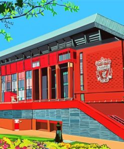 Liverpool Anfield Stadium Paint By Numbers