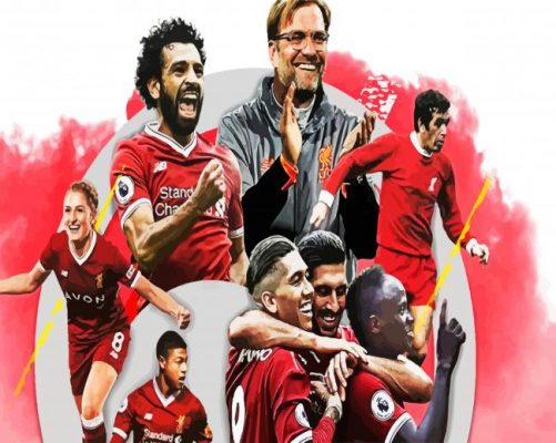 Liverpool Footballers Paint By Numbers