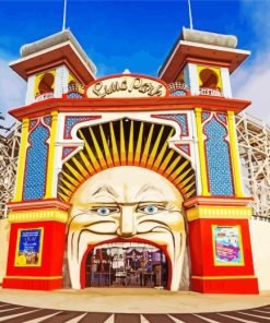 Luna Park Melbourne Paint By Number
