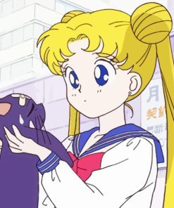 Luna And Sailor Moon Anime Girl Paint By Number