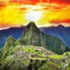 Peru Machu Picchu Sunset Paint By Number