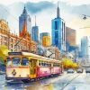 Melbourne Australia Art Paint By Numbers