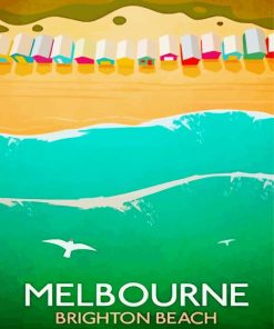 Melbourne Brighton Beach Paint By Number
