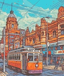 Melbourne Poster Art Paint By Number