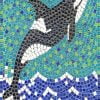 Mosaic Orca paint by number