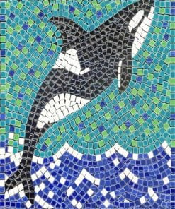 Mosaic Orca paint by number