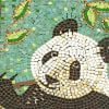 Mosaic Panda paint by number