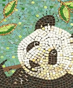 Mosaic Panda paint by number