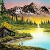 Mountain Retreat Bob Ross Paint By Number