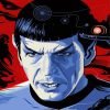 Mr Spock Star Trek Illustration Paint By Number