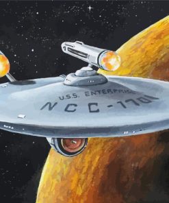 NCC 1701 Paint By Number