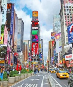NY Times Square Paint By Numbers
