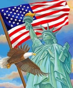 NYC Statue Of Liberty paint by numbers