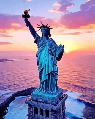 New York Statue Of Liberty Paint By Numbers