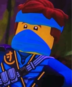 Ninjago Jay Lego Paint By Numbers